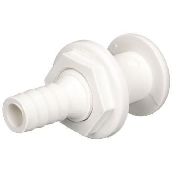 Attwood White Plastic Thru-Hull Fitting - 3/4&quot; Inner Diameter