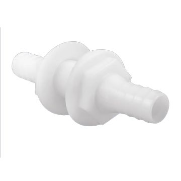 Attwood White Plastic Double Ended Connector - 3/4&quot; Inner Diameter