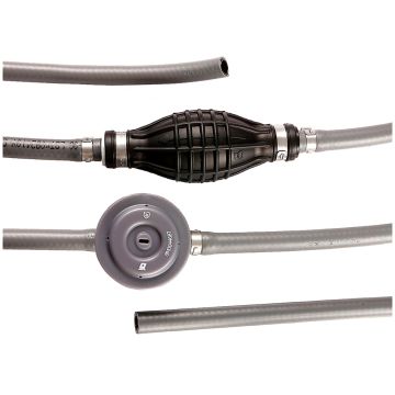 Attwood Universal Fuel Line Kit - 3/8&quot; Dia. x 6&#39; Length w/Fuel Demand Valve