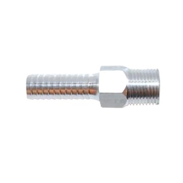 Attwood Universal Aluminum Fuel Hose Fitting - 3/8&quot; NPT x 3/8&quot; Barb