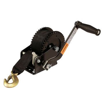 Attwood 2000 lb Dual Drive Winch - 2&quot; x 20&#39; Nylon Strap