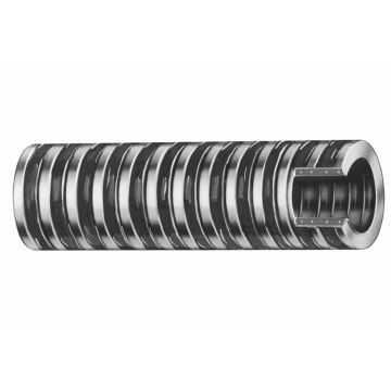 Trident Marine 1-1/8&quot; x 50&#39; Heavy Duty PVC Bilge &amp; Livewell Hose (FDA) - Clear w/Black Helix