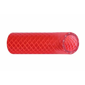 Trident Marine 3/4&quot; x 50&#39; Boxed Reinforced PVC (FDA) Hot Water Feed Line Hose - Drinking Water Safe - Translucent Red