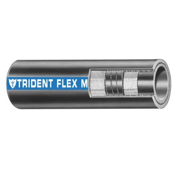 Trident Marine 1-1/2&quot; x 50&#39; Coil Flex Marine Wet Exhaust &amp; Water Hose - Black