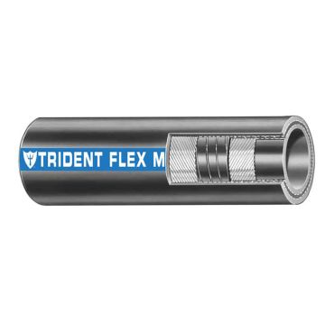 Trident Marine 1-1/4&quot; x 50&#39; Coil Flex Marine Wet Exhaust &amp; Water Hose - Black