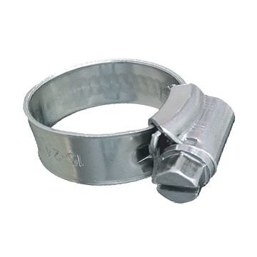 Trident Marine 316 SS Non-Perforated Worm Gear Hose Clamp - 3/8&quot; Band - (5/16&quot; &ndash; 9/16&quot;) Clamping Range - 10-Pack - SAE Size 3