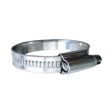 Trident Marine 316 SS Non-Perforated Worm Gear Hose Clamp - 15/32&quot; Band - (3/4&quot; &ndash; 1-1/8&quot;) Clamping Range - 10-Pack - SAE Size 10