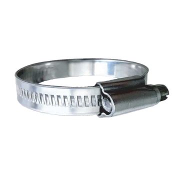Trident Marine 316 SS Non-Perforated Worm Gear Hose Clamp - 15/32&quot; Band - (1-1/16&quot; &ndash; 1-1/2&quot;) Clamping Range - 10-Pack - SAE Size 16