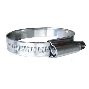 Trident Marine 316 SS Non-Perforated Worm Gear Hose Clamp - 15/32&quot; Band - (1-1/2&quot; - 2&quot;) Clamping Range - 10-Pack - SAE Size 24