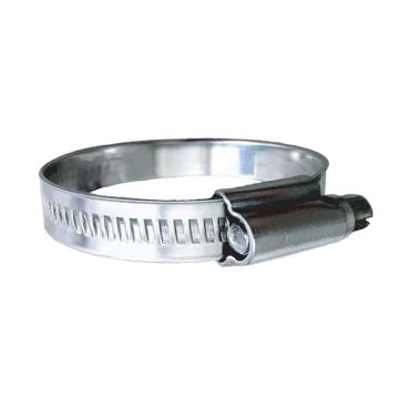 Trident Marine 316 SS Non-Perforated Worm Gear Hose Clamp - 15/32&quot; Band - (2&quot; - 2-9/16&quot;) Clamping Range - 10-Pack - SAE Size 32