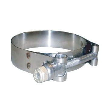 Trident Marine 316 SS T-Bolt Clamp - 3/4&quot; Band - 1.28&quot;-1.59&quot; Range - 10-Pack