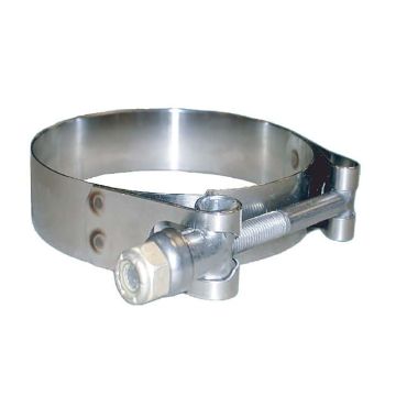 Trident Marine 316 SS T-Bolt Clamp - 3/4&quot; Band - 5.28&quot;-5.59&quot; Range - 10-Pack