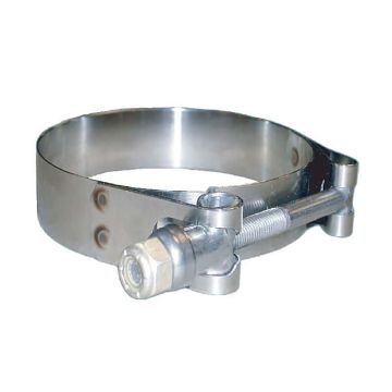 Trident Marine 316 SS T-Bolt Clamp - 3/4&quot; Band - 5.37&quot;-5.94&quot; Range - 10-Pack