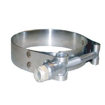 Trident Marine 316 SS T-Bolt Clamp - 3/4&quot; Band - 8.62&quot;-9.19&quot; Range - 10-Pack