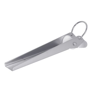 Narrow Satin Finish Universal Bow Anchor Roller, 19-7/8"
