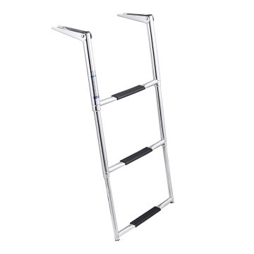 Wide Over Platform Telescoping Ladders