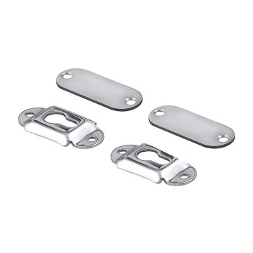 Flush Mount Ladder Brackets for B00365/B00367 Gunwale Removable Ladder 