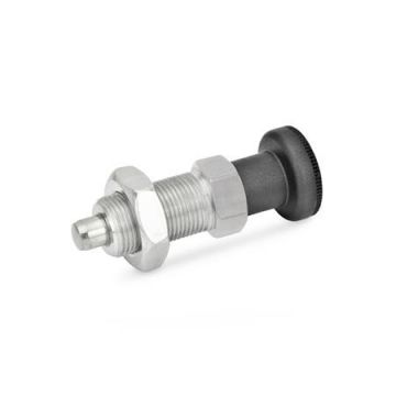 Indexing Plunger SS Type AK Locking Knob