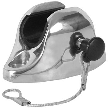 Stainless Steel Ball & Socket Deck Hinge w/Pin & Lanyard