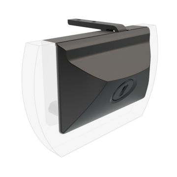 Entry Door Lock w/ Striker Black, Master 1/4 Birth Entry Latch 