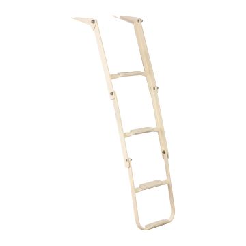 4-STEP TOP POCKET-MOUNT FIXED ALUMINUM LADDER