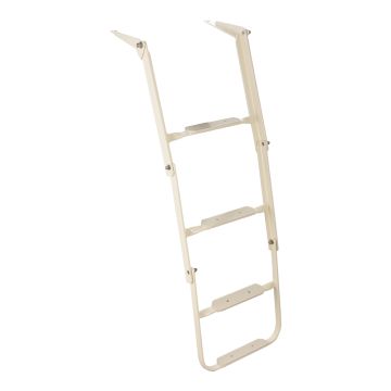 LADDER, 4 WIDE STEPS, WARM WHITE POCKET TOP MOUNT