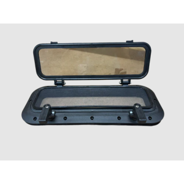 HiTide Jim Black Rectangular 4" x 14" Portlight