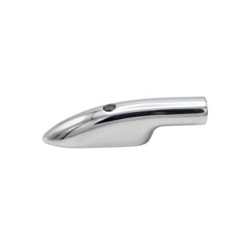 King Marine 88290-1 Stainless Steel End Top Mounted 90° Rail Fitting for 1" O.D. Tube