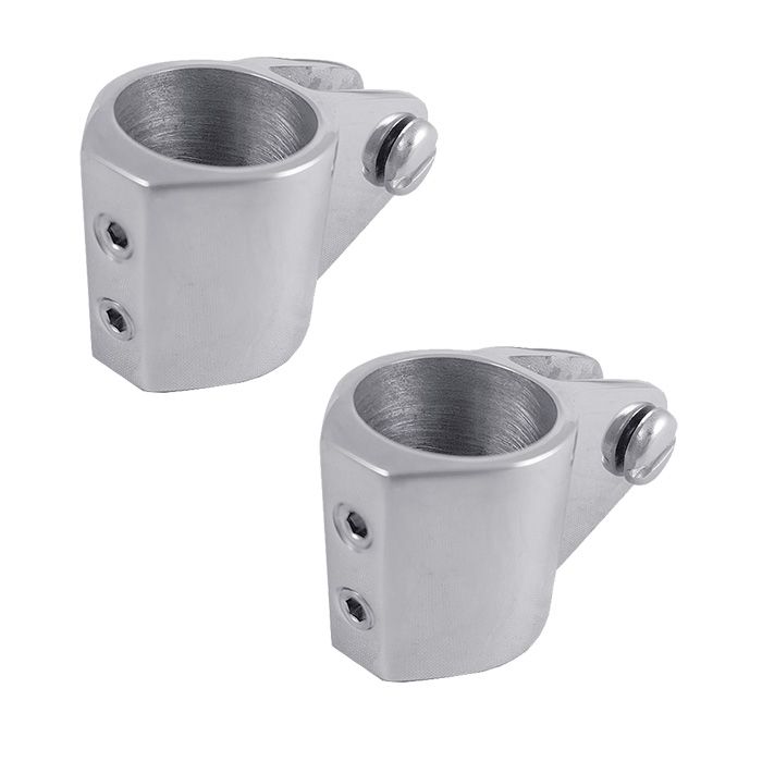 Kit Raccordo Bimini Top Jaw Slide In Acciaio Inox Per Tubo Tondo 7/8" (22mm) - 2 Pezzi - 3