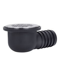 Nylon Deck Drain 2"with Flat Grate Cap 316 SS