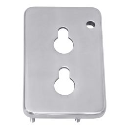 316 Stainless Steel Mount Plate for Floor, Stud Mounted 4″ x 6″