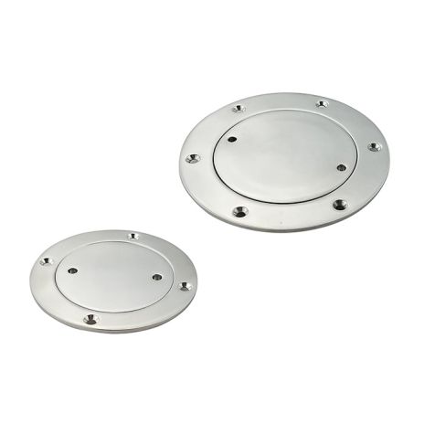 5" 316 Stainless Steel Deck Plate For Boat  Marine Deck Cabin Hardware Polished